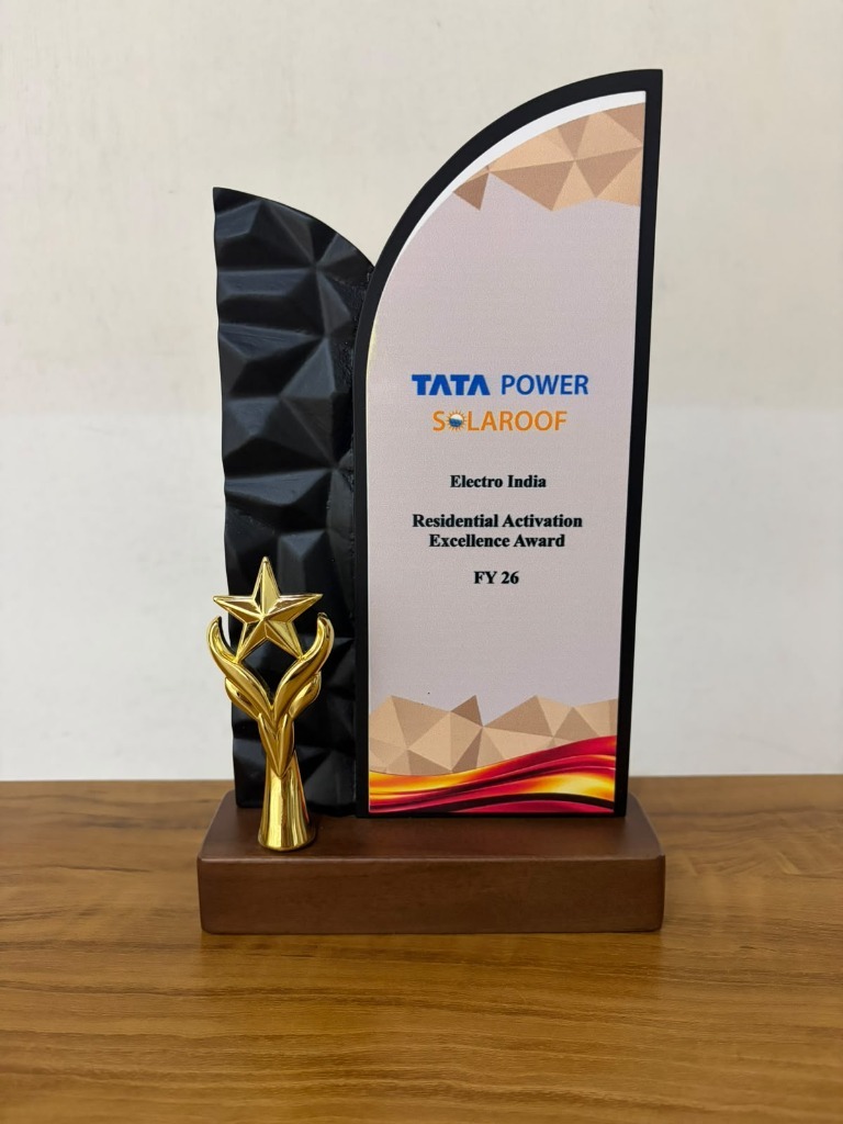 Tata Power Solaroof Residential Activation Excellence Award