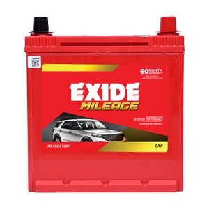 Exide Mileage ML45D21LBH Battery