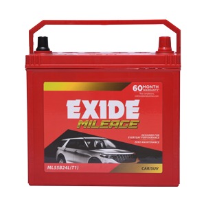 Exide Mileage ML55B24L(T1) Battery