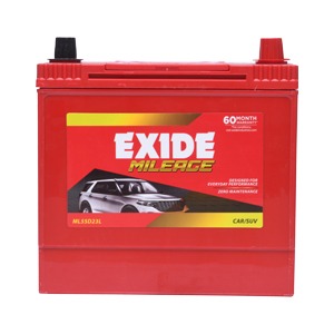 Exide Mileage ML55D23L Battery