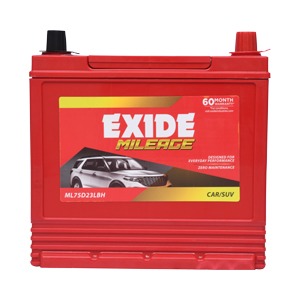 Exide Mileage ML75D23LBH Battery