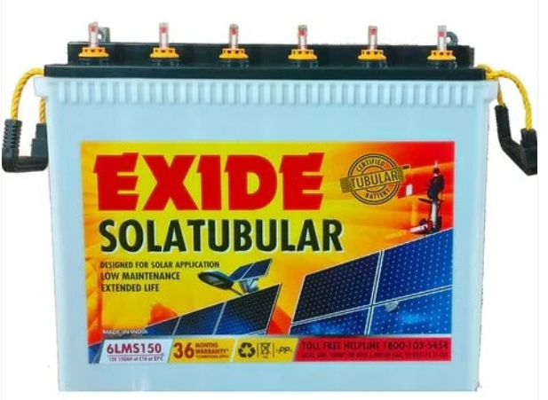 Exide Solar 6LMS150 Tubular Solar Battery