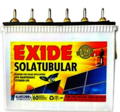 Exide Solar 6LMS200 Tubular Solar Battery