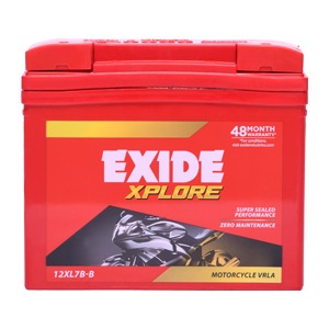 EXIDE XPLORE (12XL7B-B) Bike Battery