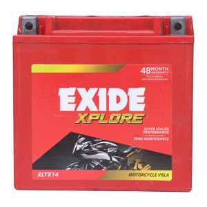 EXIDE XPLORE (XLTX14) Superbike Battery