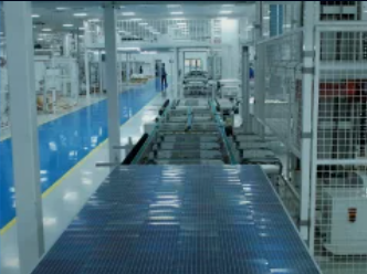 State-of-the-Art Automated Solar Conveyor Line