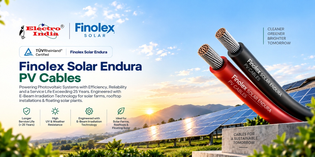 Finolex Solar Endura PV Cables - Electro India