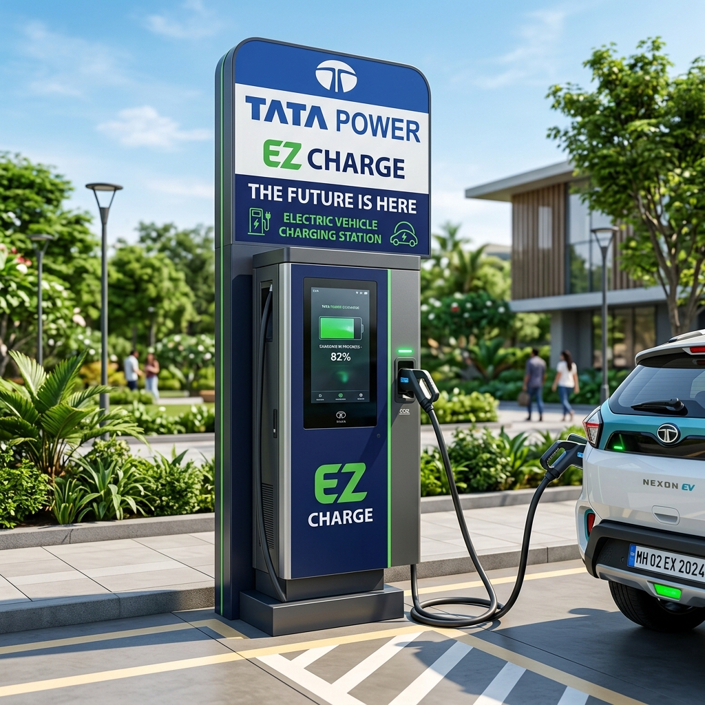 Tata Power EZ Charge EV Station - The Future is Here